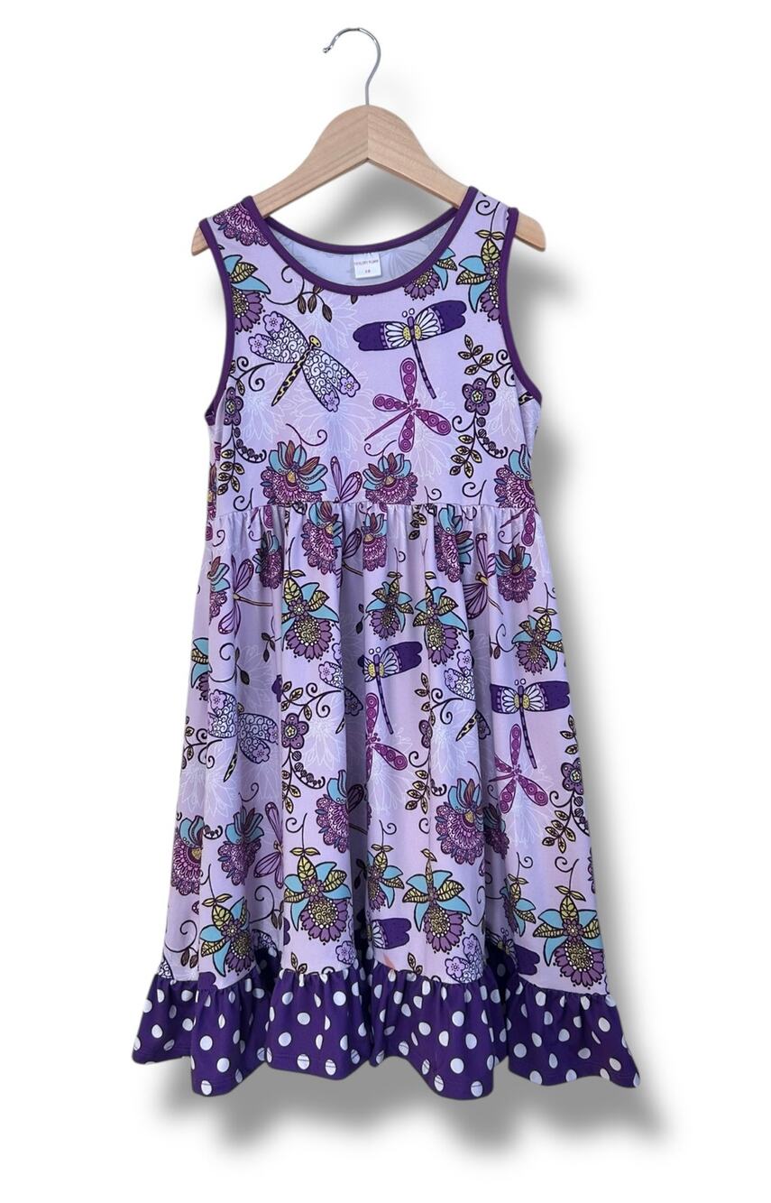 Sunshine Swing Dragonflies Dress, Size 10